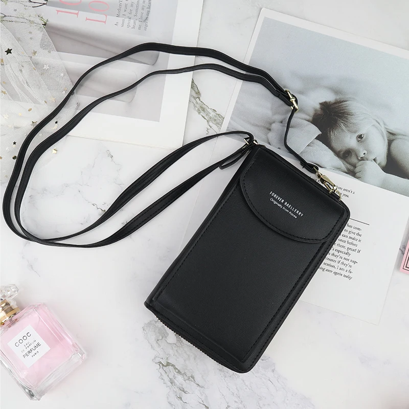 

2020 Women Wallet Famous Brand Cell Phone Bags Big Card Holders Handbag Purse Clutch Messenger Shoulder Long Straps Dropshipping