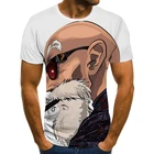 Мужская летняя футболка с 3D-принтом, модный дизайн, забавный топ с коротким рукавом, 2021