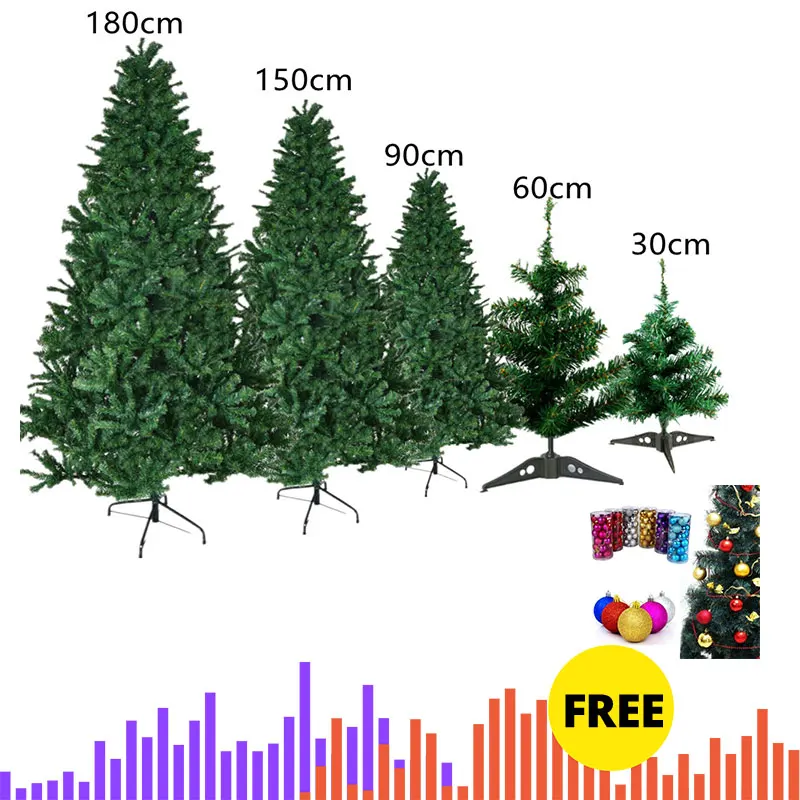 Рождественская елка Искусственные пластиковые Рождественские елки украшения