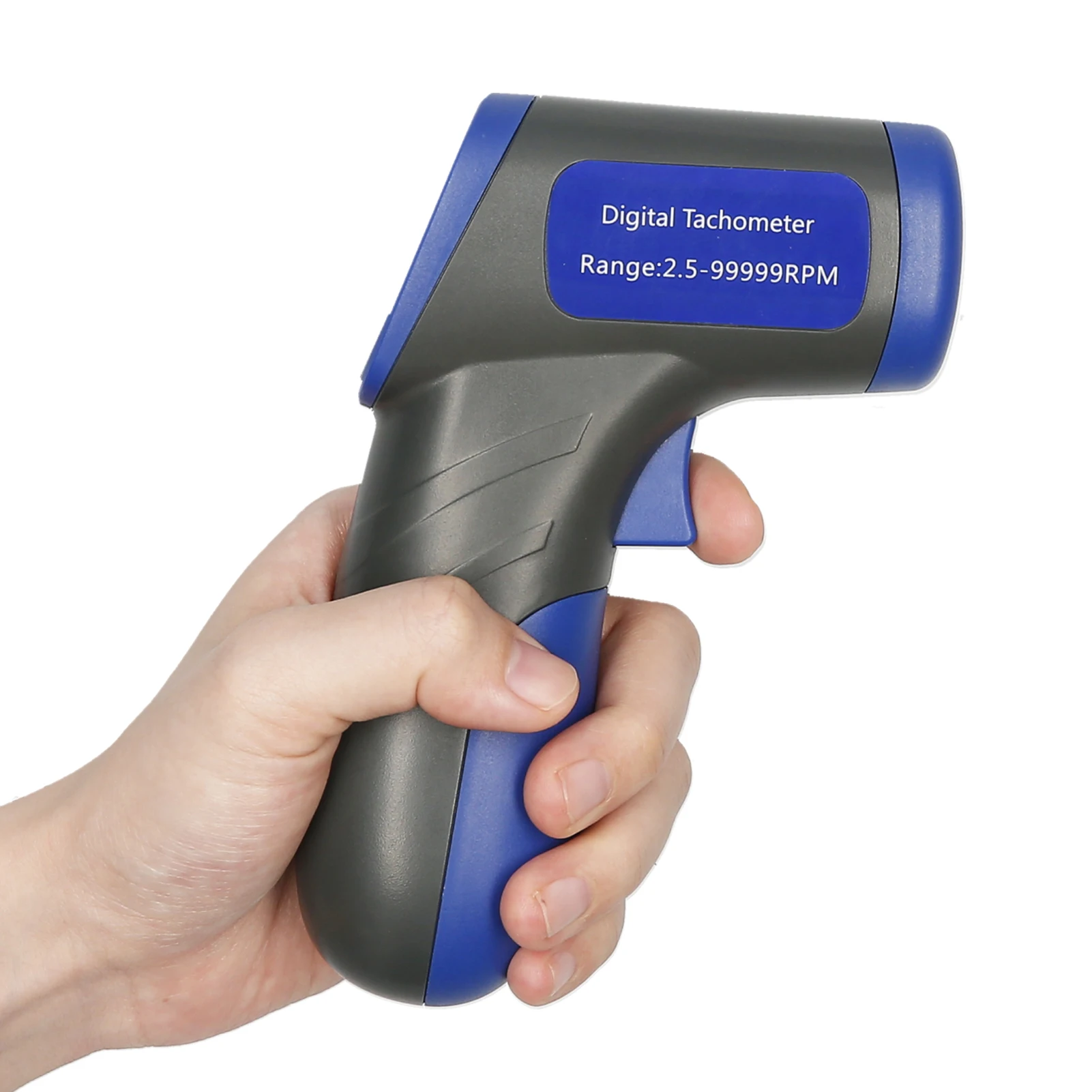 

Digital Tachometer Laser Tachometer Handheld RPM Meter Speedmeter (2.5-99999RPM Measuring Range) with Backlit LCD Display