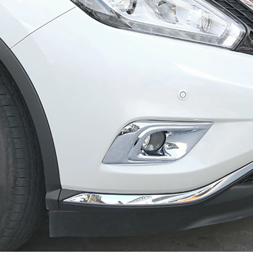 Автомобильный ABS передняя противотуманная фара светильник накладка Modling