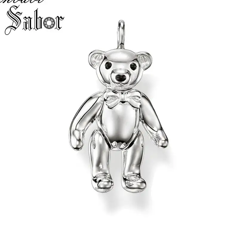 Кулон медведь Тибетский серебристый цвет для женщин Подарок Ювелирное Украшение