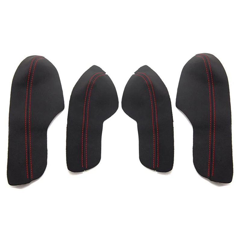 4 шт. кожаные панели для ручек двери из микрофибры Honda Civic 10 поколения 2016 2017 2018