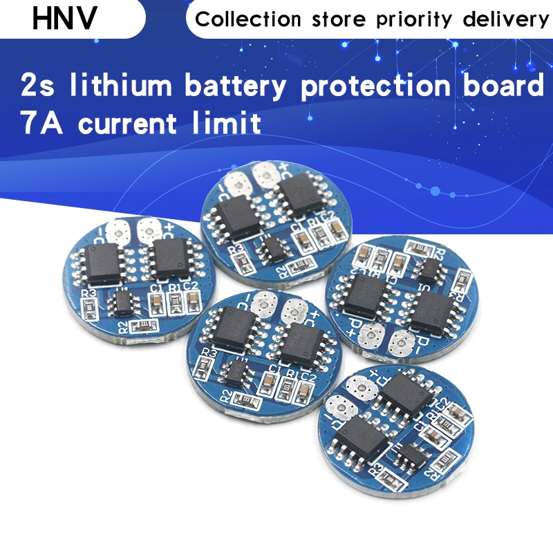 

10 шт., защитная плата bms pcm для зарядного устройства для литий-ионных батарей 2S 5A, 7,4 В, 8,4 в, 18650