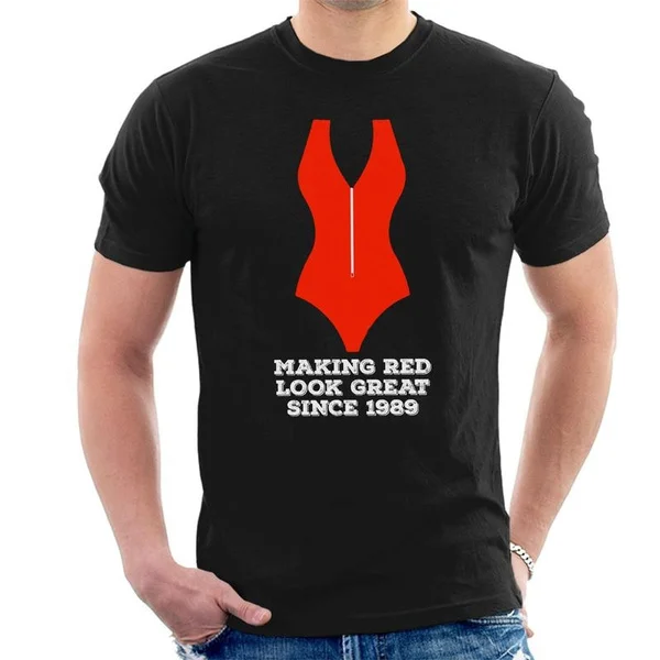 

Baywatch Swimsuit Making Red Look Great Men's T-Shirt