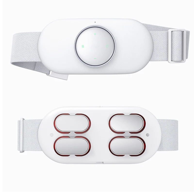 

Female Smart Wireless Waist Massager Electric Lumbar Abdominal Massage Heating Low Frequency Pulsed Infrared Light Relief Pain
