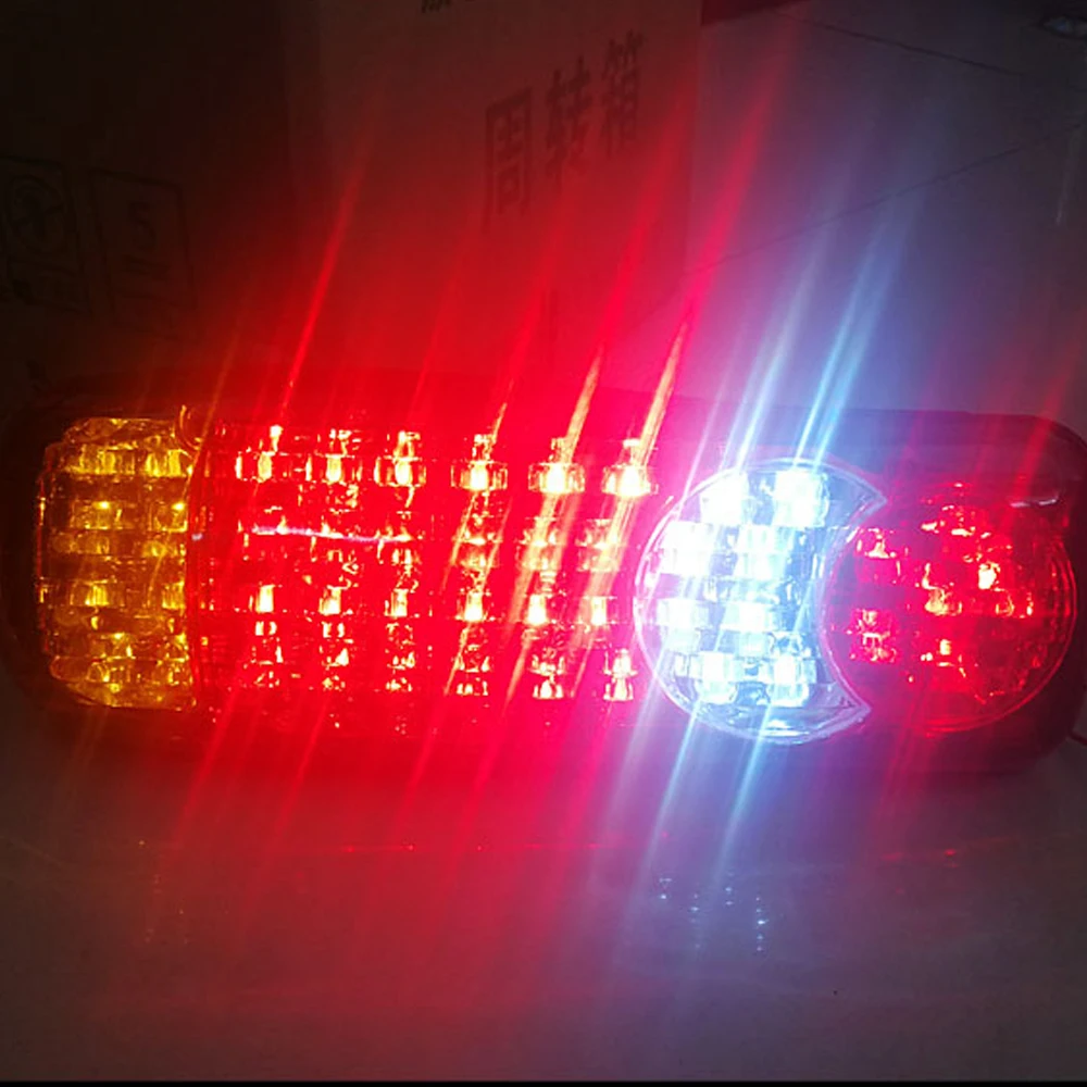 Водонепроницаемый 12 В/24 в пост грузовик светодиодный задний фонарь светильник