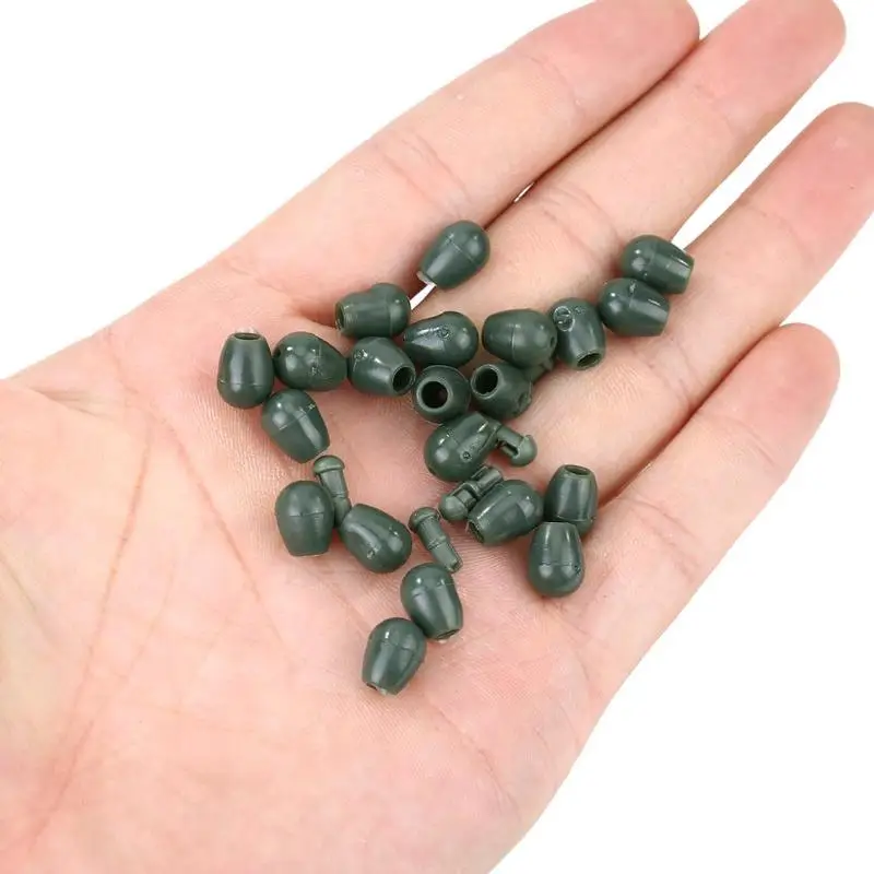 10/20pcs ABS Terminal Angling Tackle Lures Beads Accessories Baits Tools Fishing Quick Change Method Feeder Line Holder | Спорт и
