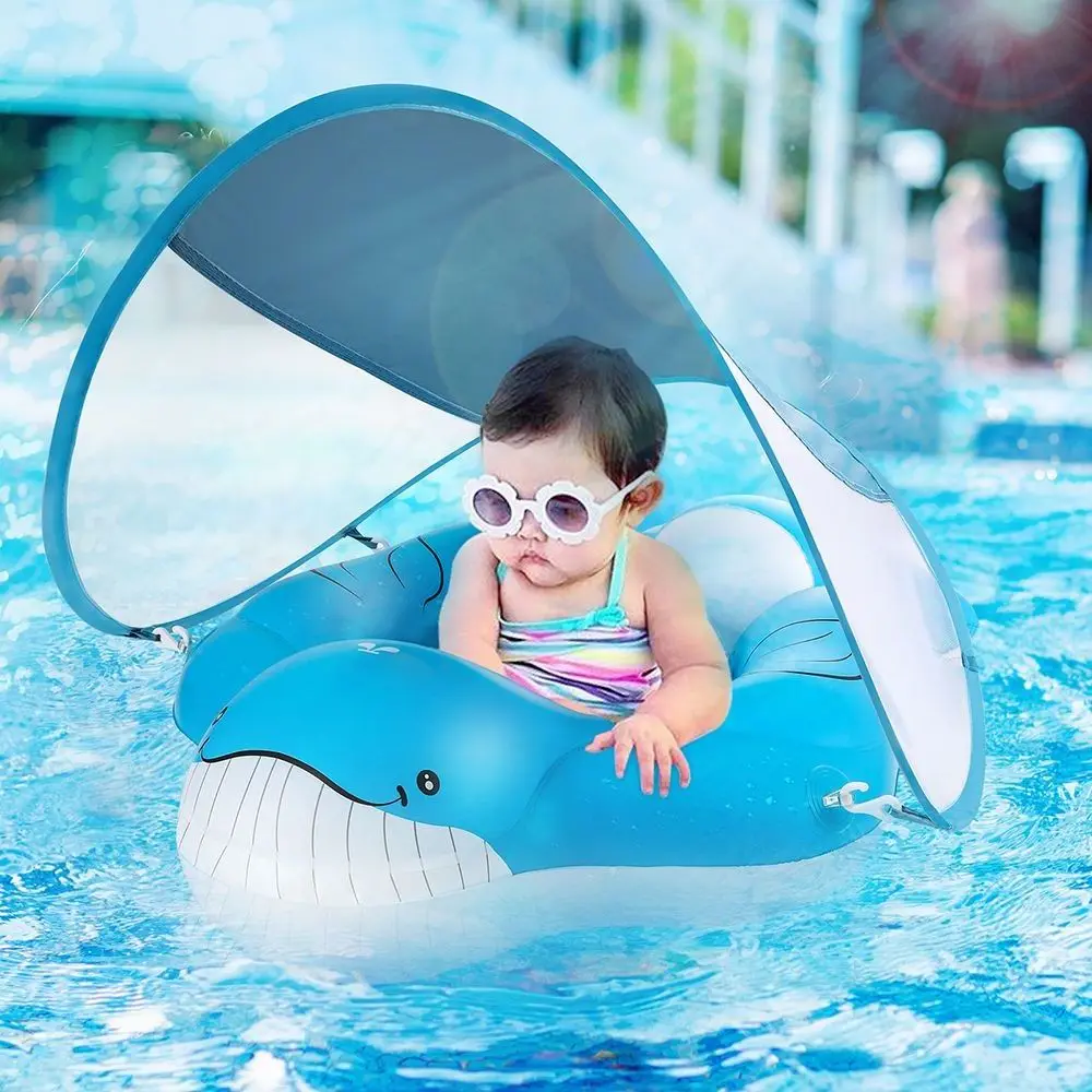 Детский плавательный бассейн, плавающий круг для детей, надувные поплавки для младенцев, аксессуары, летний тренировочный тренажер для 3-36 м...