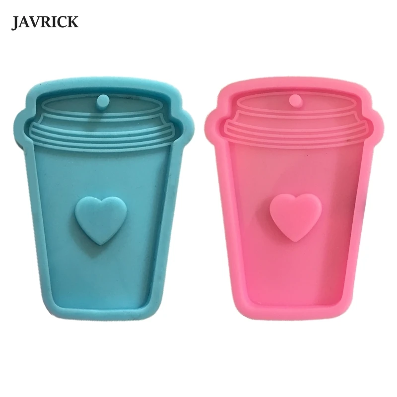 

Любовь кофе чашка брелок эпоксидная смола формы ручной работы блестящие глянцевые ювелирные изделия ожерелье кулон силиконовая форма «сде...