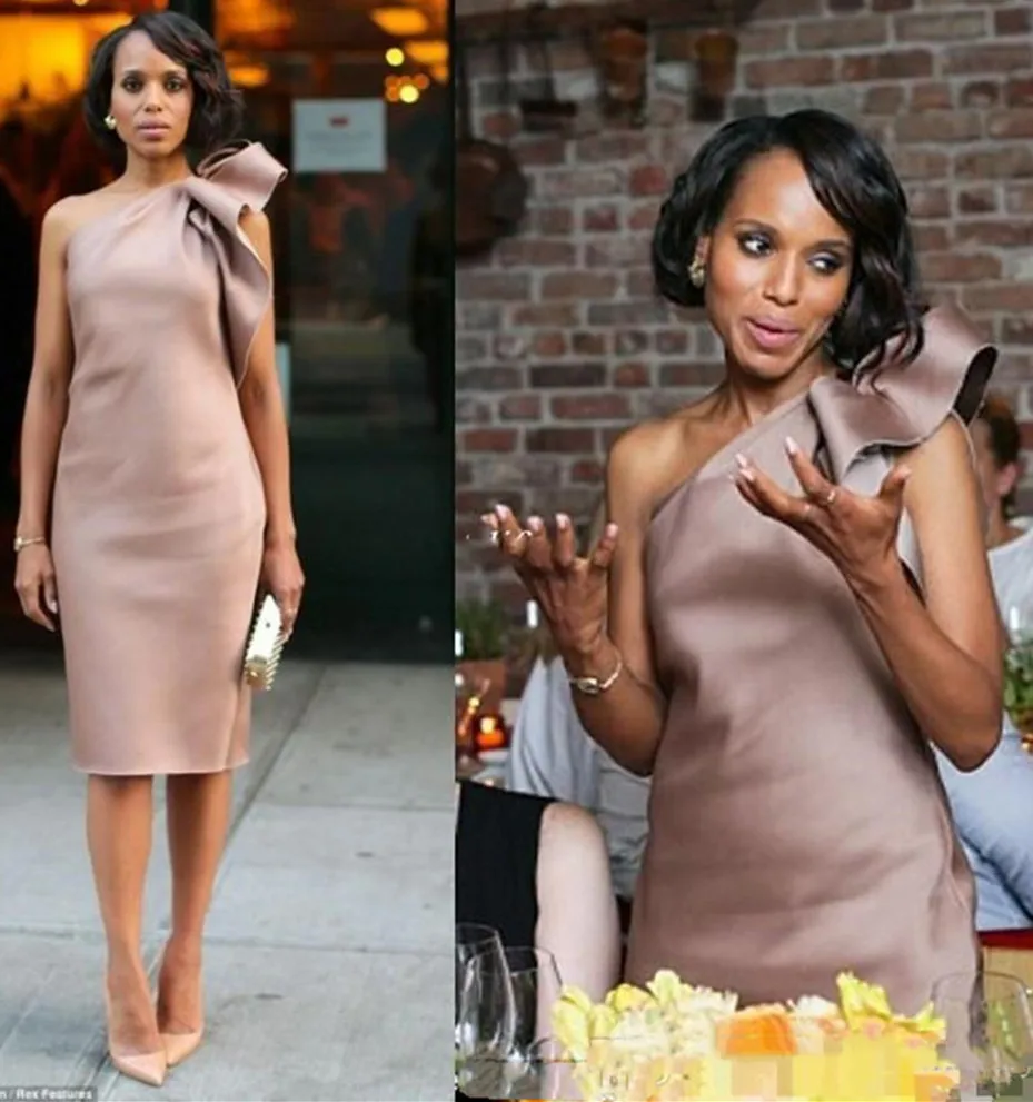 Коктейльные платья 2020 Rullf на одно плечо с юбкой годе молнии сзади до колена в