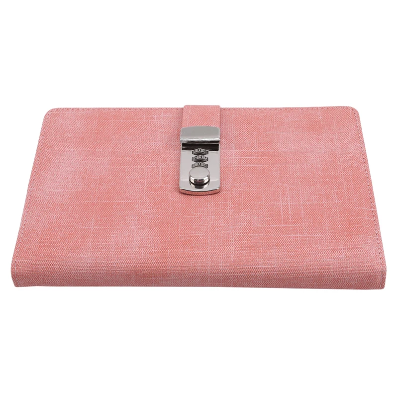 

Texture Notebook Password Lock Notebooks Leather Notepad Agenda 2020 Weeks Diary Month Planner School Stationery