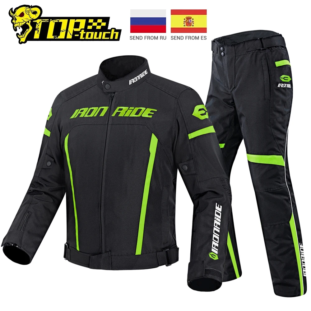 Водонепроницаемая мотоциклетная куртка IRONRIDE комплект для езды на гонке