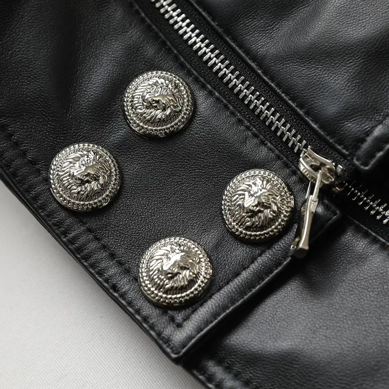 

Aorice Women Real Leather Jacket Coat Female Genuine Sheep Skin Jackets Coats A10873