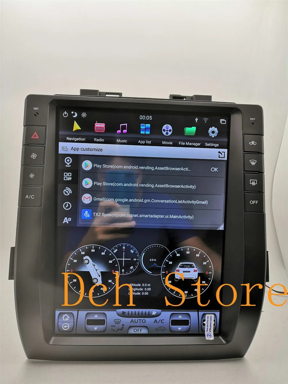 13 дюймов вертикальный tesla стиль Android 8,1 автомобильный dvd-плеер gps навигация для Toyota Alphard Vellfire 30 серии- PX6 carplay