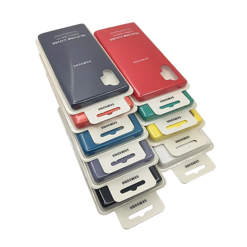 Samsung Note 10 Plus чехол шелковистый мягкий жидкий силиконовый Оригинальный Стильный