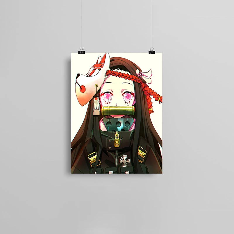 Nezuko Kamado fashion Kimetsu no Yaiba постер на холсте картина настенное искусство декор для