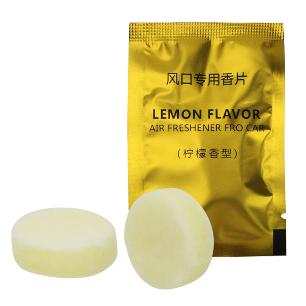 

Car Air Freshener Tablet Vent Clip Solid Perfume Interior Decoration