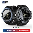 Смарт-часы LOKMAT MK28, водонепроницаемые часы с фитнес-трекером, шагомером, напоминанием, Bluetooth, умные часы с 12 месяцами работы в режиме ожидания для iOS, Android