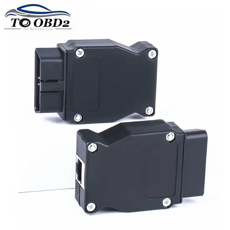 

OBDII ENET Plug Адаптер Для BMW 16-контактный OBD2 Автомобильный Кодирующий Интерфейс