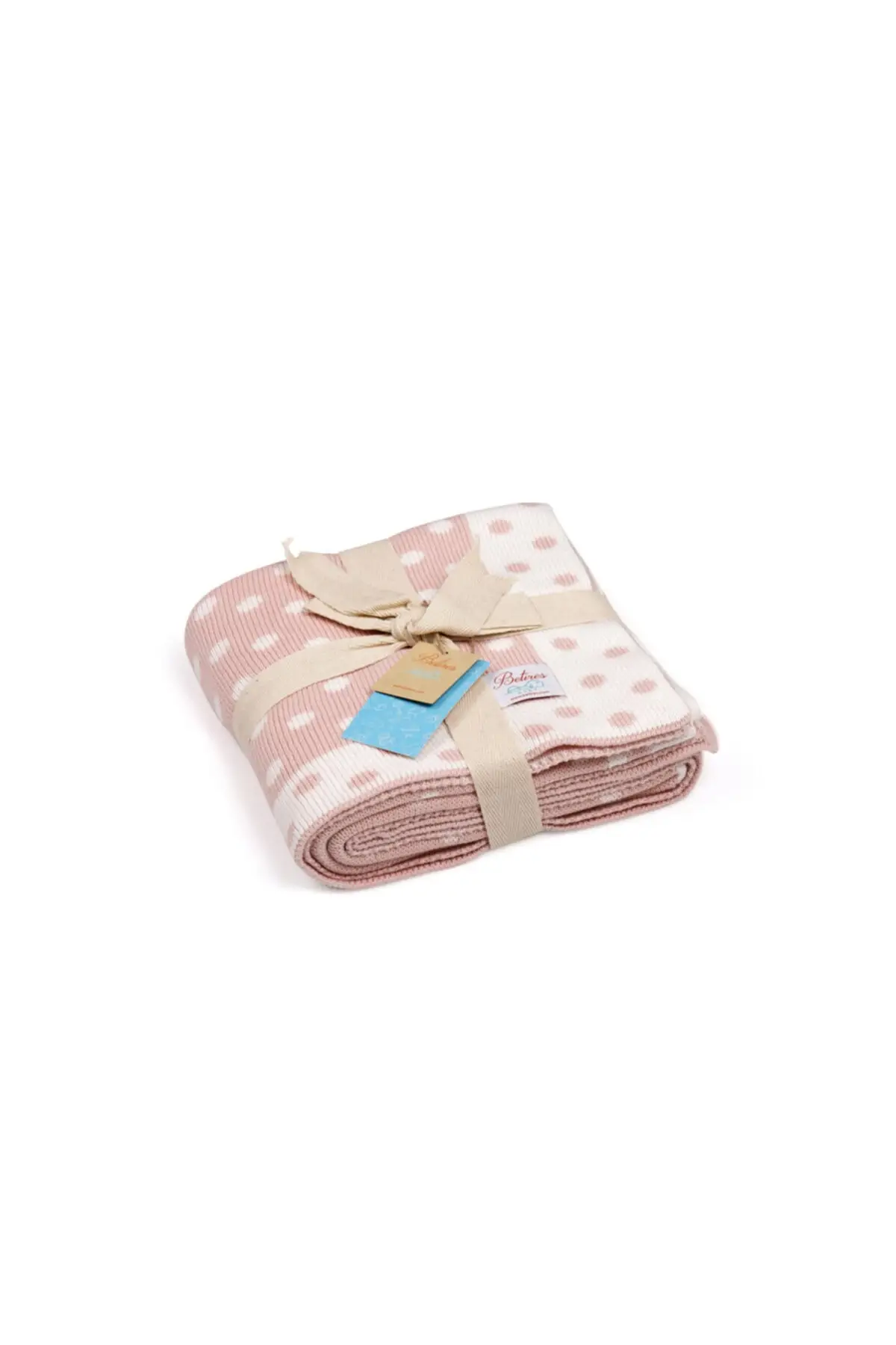

Knit Baby Blanket Pink