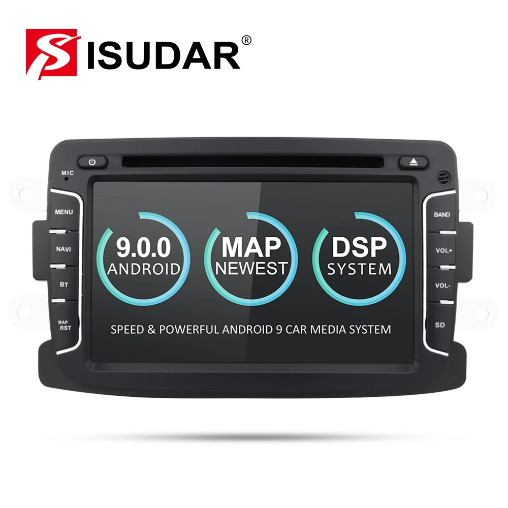 " DSP ips, 4 ГБ, 64 ГБ, Android 9,0 автомобиля gps для Dacia Sandero тряпкой Renault Captur Лада Xray2 Logan 2 без dvd плеер Авто Радио