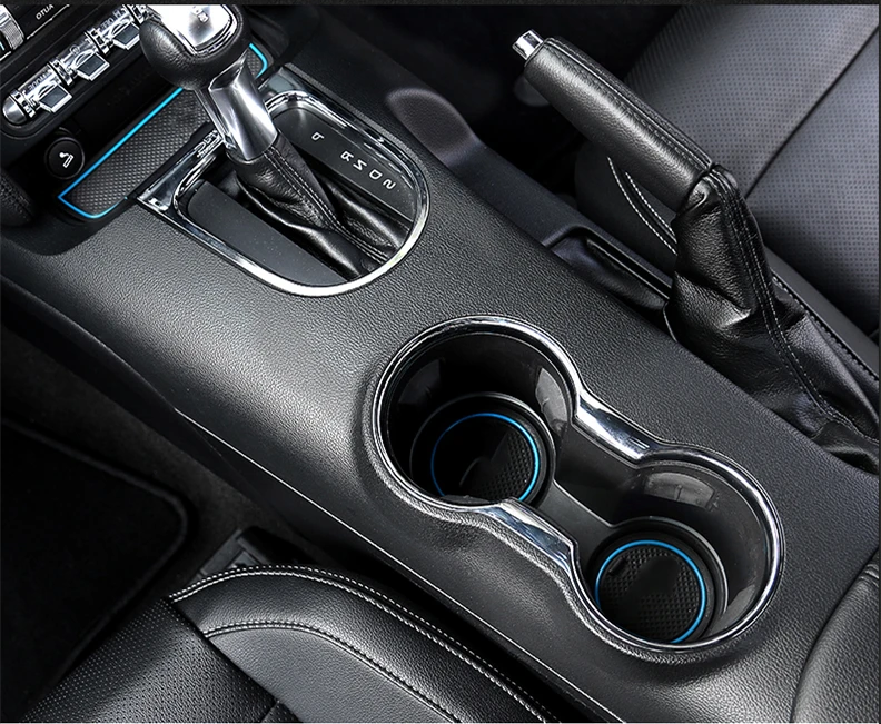 

Новинка, Противоскользящий коврик для дверных канавок, коврики для автомобильных ворот Ford Mustang 2015 2016 2017, аксессуары для интерьера