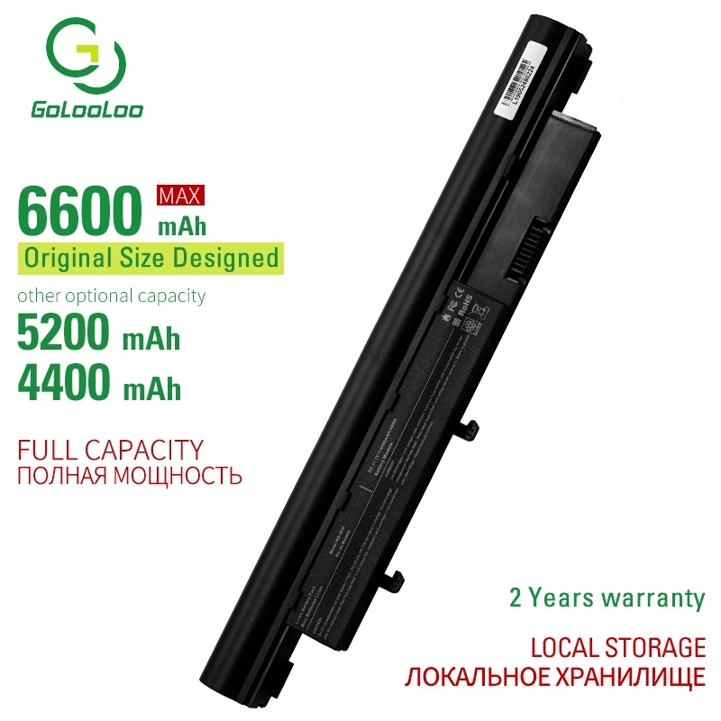 Аккумулятор Golooloo для ноутбуков Acer Aspire 6 ячеек 3410 T 3810 4810 4439 5538 5810 AK.006BT 027 AS09D31