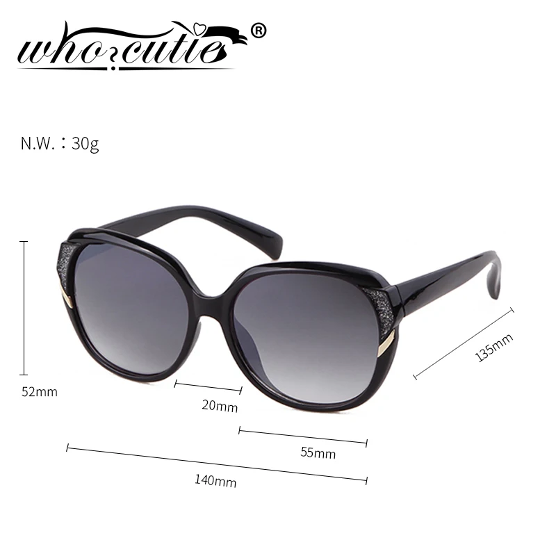 Женские солнцезащитные очки в ретро стиле с леопардовой оправой винтажном