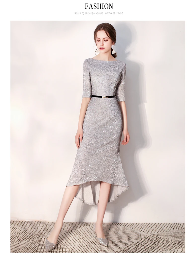 Платья для встречи выпускников 2019 сексуальные платья ниже колена с бисером