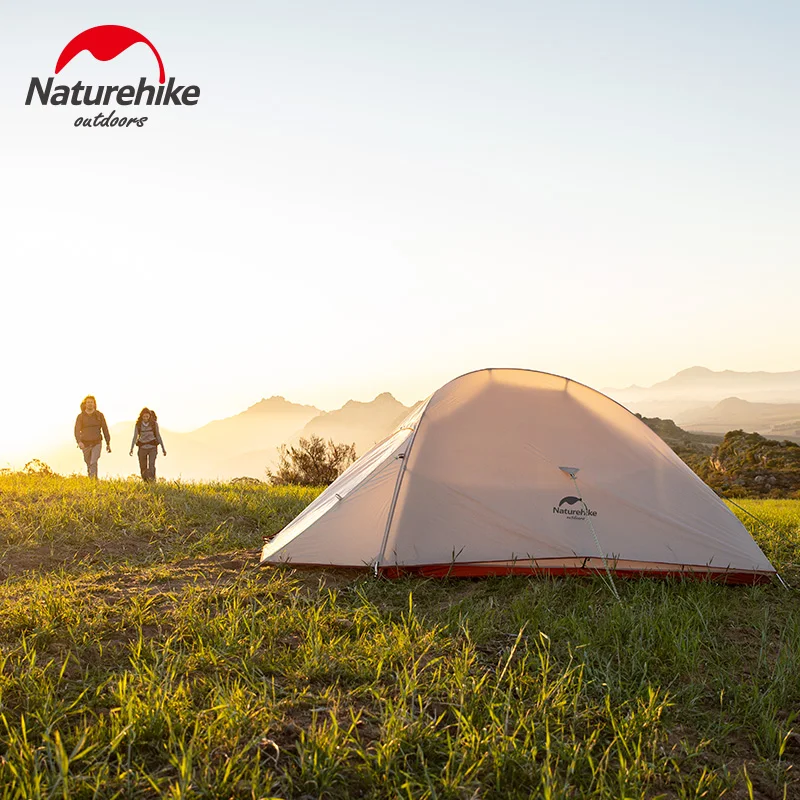 Туристическая водонепроницаемая палатка Naturehike Cloud Up Series 123 нейлоновая 20D 210T с
