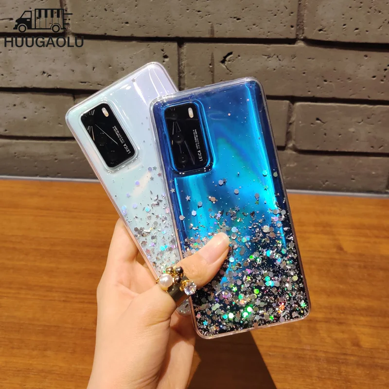Блестящий силиконовый чехол для Huawei Mate 20 30 Pro Lite чехлы задняя крышка P30 P20 P10 10 Funda