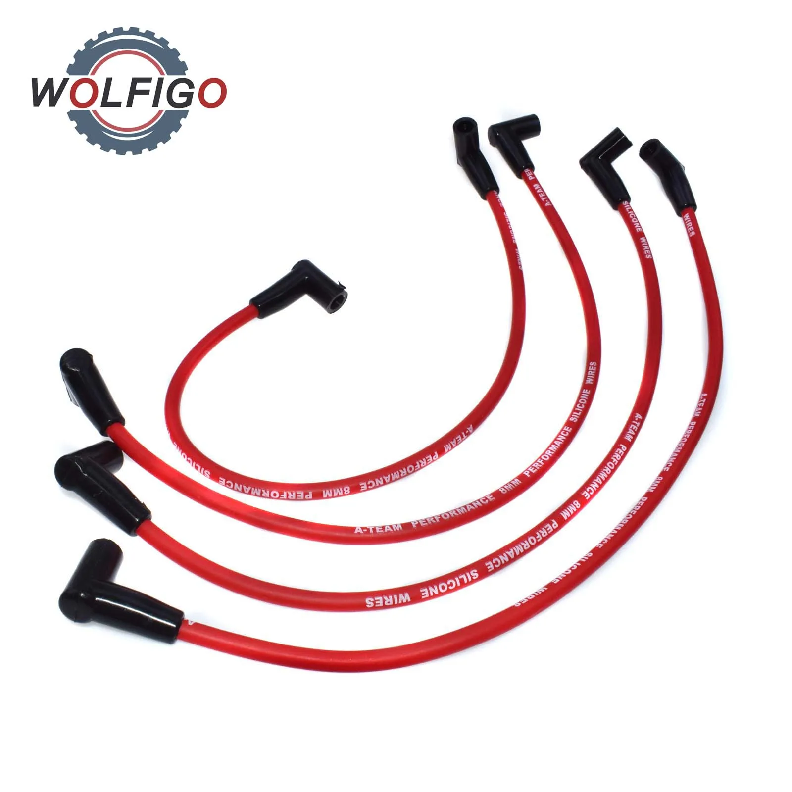 WOLFIGO Новинка 4 шт. 8 мм набор проводов свечи зажигания для Mazda RX 2004 2011 RC ZE81 WR140A