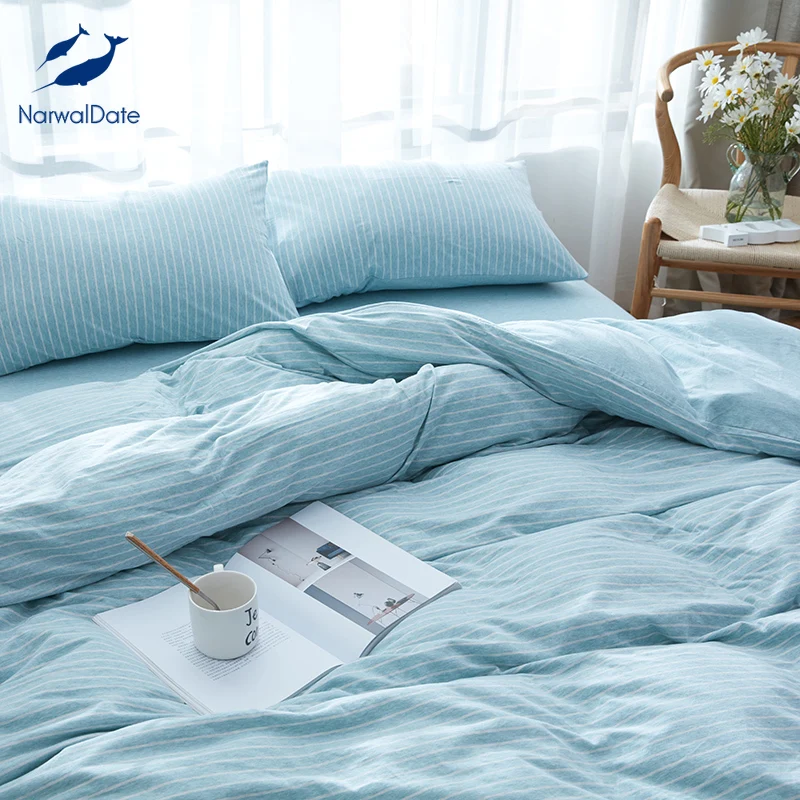 Комплект постельного белья из хлопка двуспальный/Полный/Королевский/King матрас