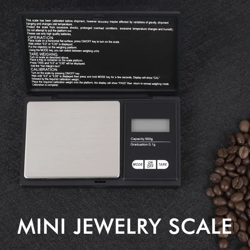 Портативные цифровые весы мини ювелирные подарок нержавеющая сталь платформа