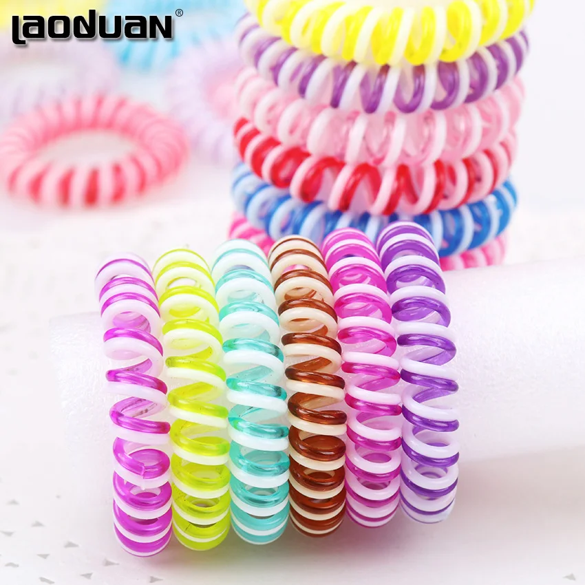 10 шт./лот двойная полоска модные милые карамельные цвета украшения для волос