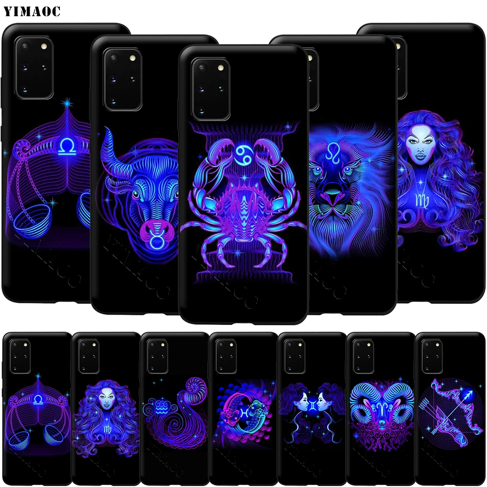 Чехол со знаками Зодиака для Samsung A10s A20s A30s A40s A50s A70s Note 10 20 Plus A2 J4 J6 J7 J8 A21s M11 M21 M31s
