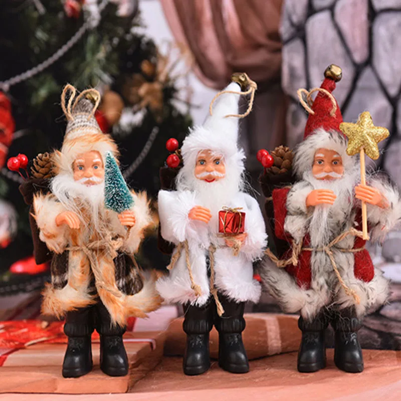 

Украшения для рождественской елки, игрушка-кукла Санта-Клауса, Рождественское украшение, изысканный подарок для дома на Рождество, с Новым ...