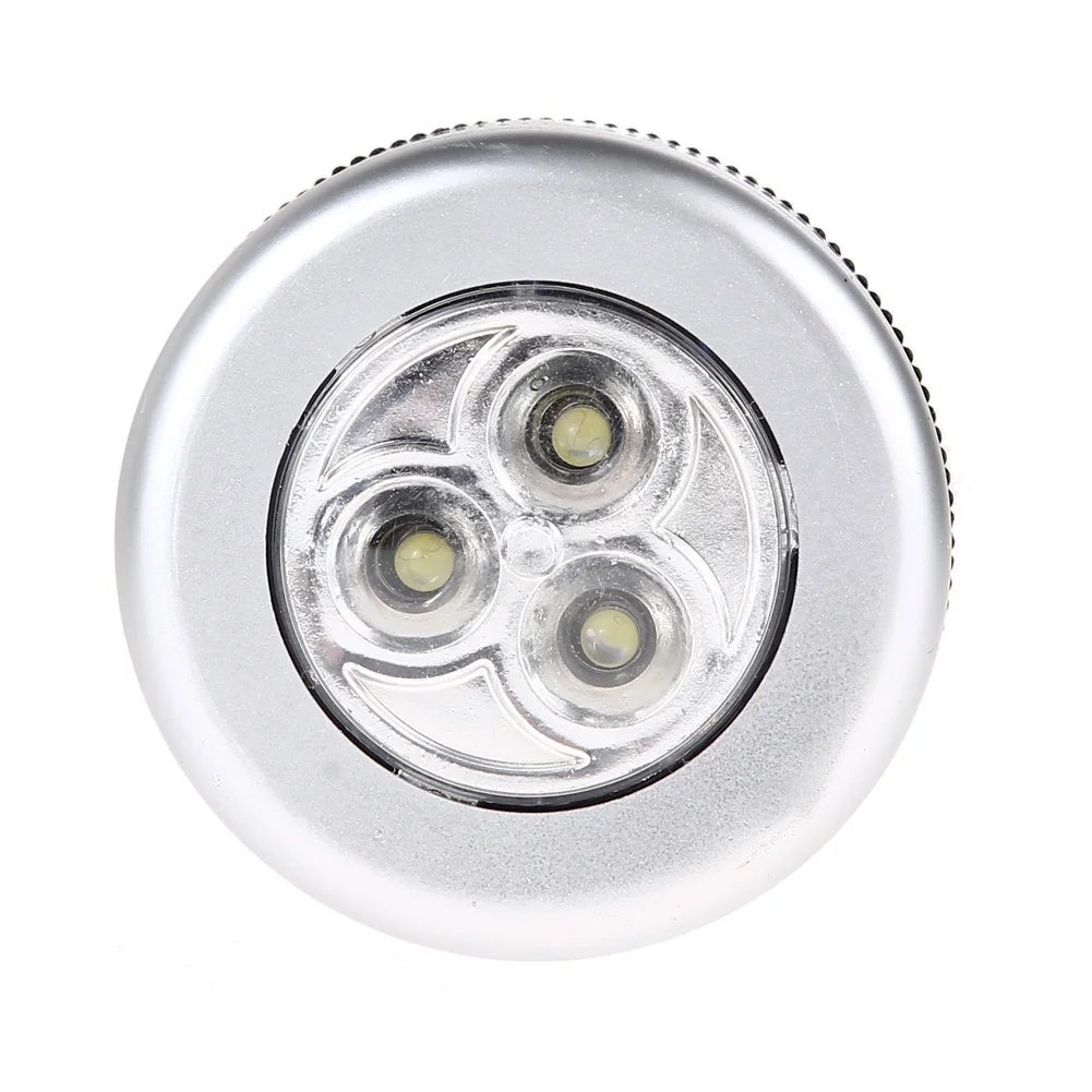 3 светодиодный светильник для шкафа с клейкой наклейкой лампа кухни спальни