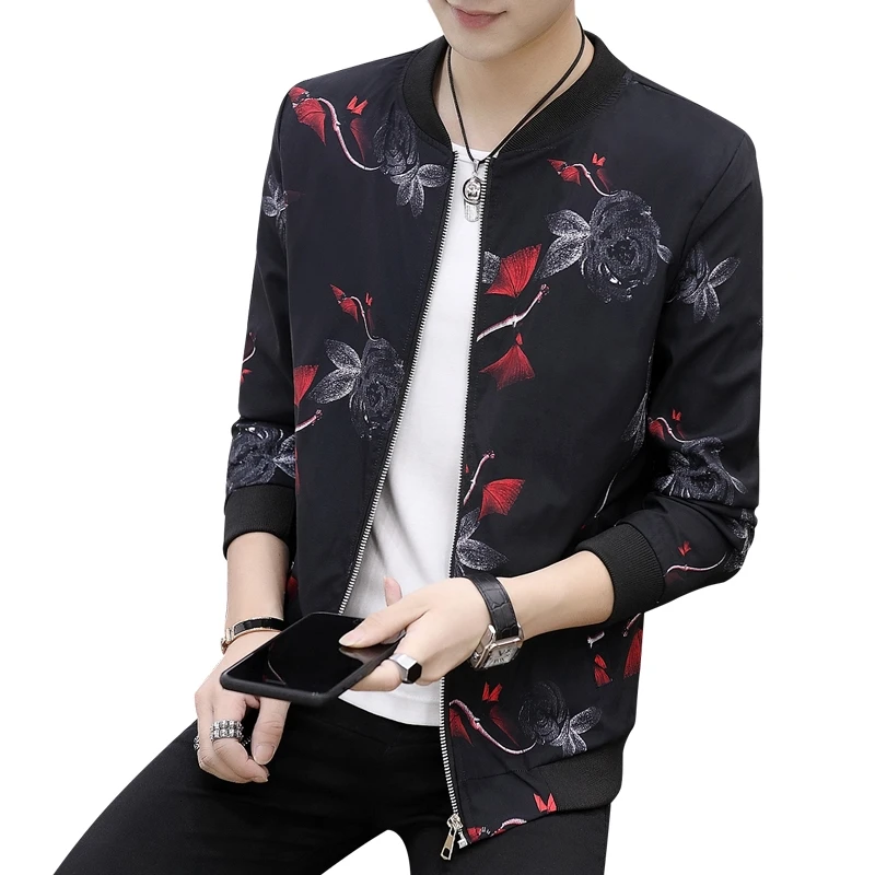 

coat Men's spring 2020, informal, farmer print, Baseball Jacket