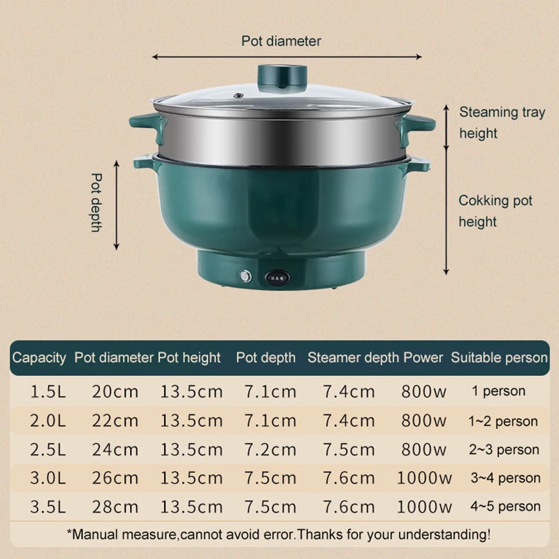 Многофункциональная рисоварка DMWD электрическая сковорода кастрюля для