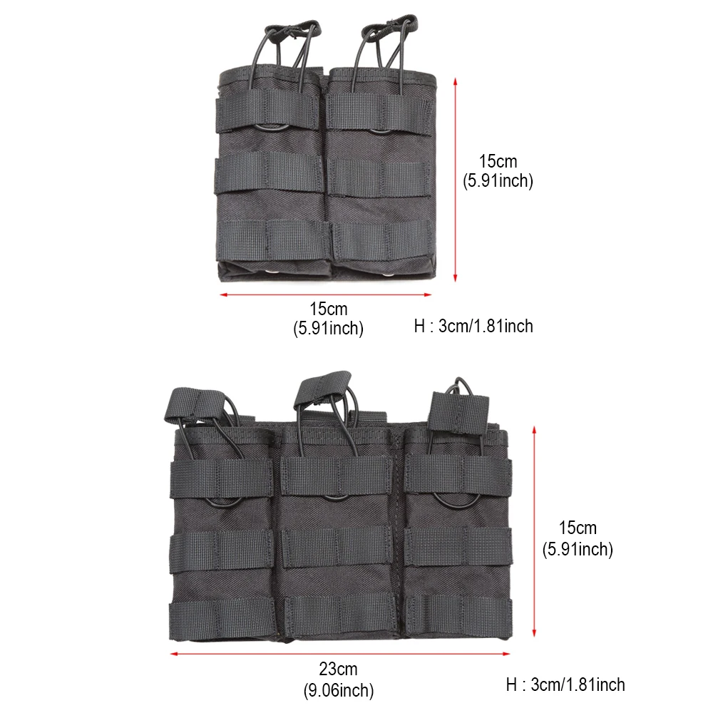 Молл сумка для журнала Тактический Двойной тройной военный Пейнтбол жилет