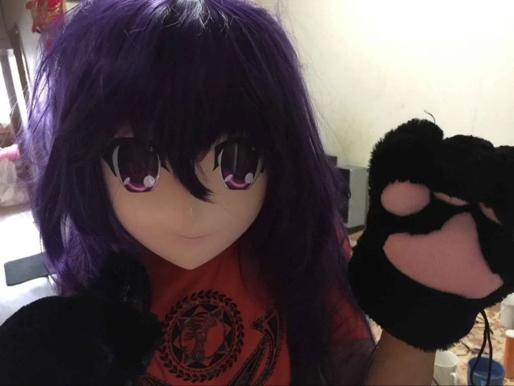 Top Quality Handmade Female Letax Cosplay Kigurumi Crossdresser Face Mask(Include the Wig) Anime Role Fetish Masks | Тематическая