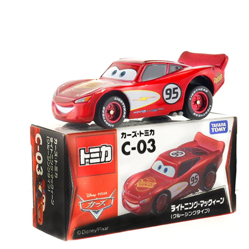 Такара Tomy Tomica disney Pixar тачки Sheriff/King/Flo/Sally/Chick Hicks/Mater/Doc Hudson металлическая литая игрушечная машинка Новинка - Цвет: C03