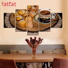 FATCAT 5 штук Diy алмазная живопись кофе печенье вышивка декоративная полная квадратная круглая Алмазная вышивка распродажа AE801