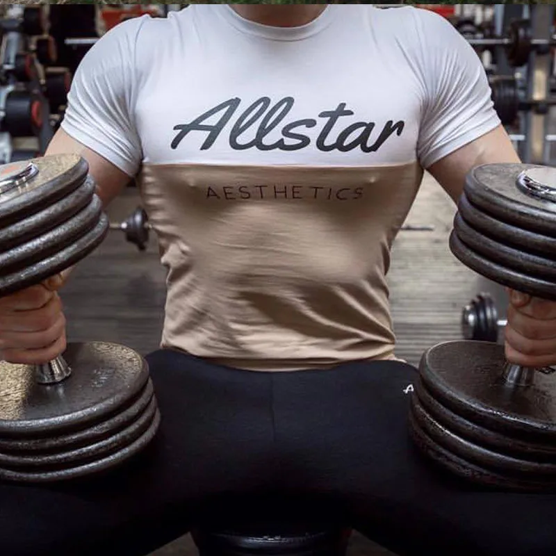 

Summer 2020 high quality fashion cotton men's round neck T-shirt men's casual short-sleeved shirt fitness jogger sportswear