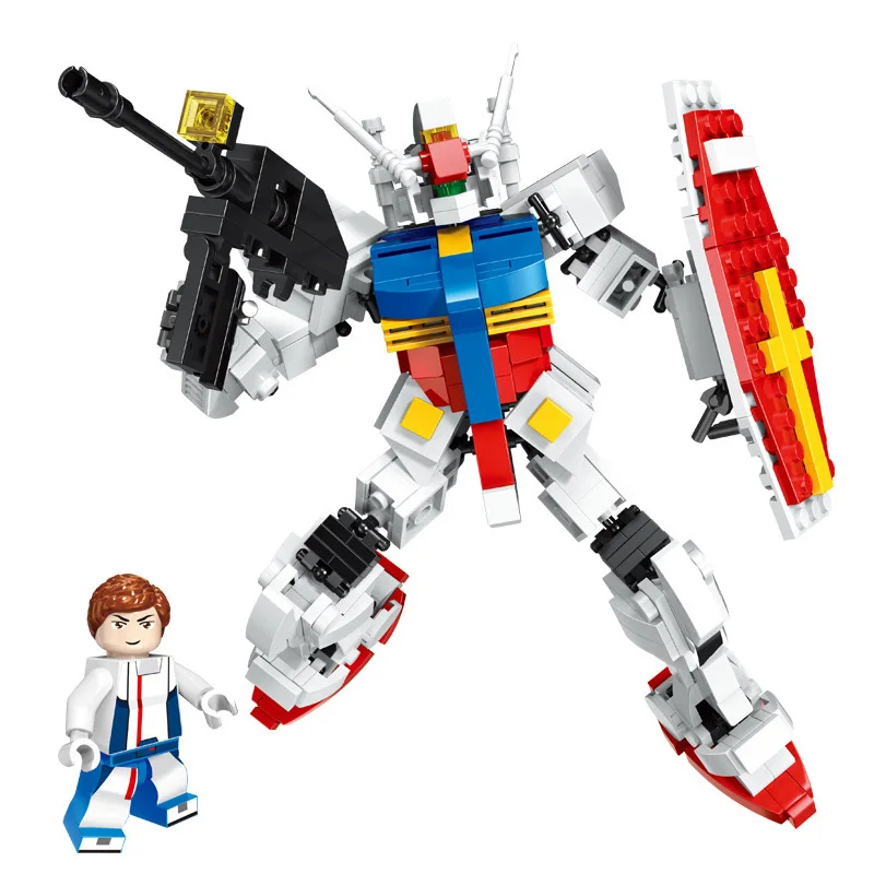 Лидер продаж супер робот война mecha классический строительный блок Amuro Ray фигурки