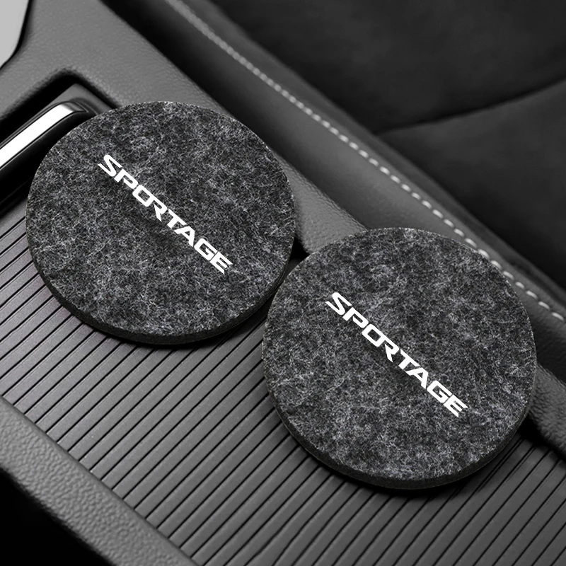 Автомобильная креативная круглая войлочная подставка для горячих напитков