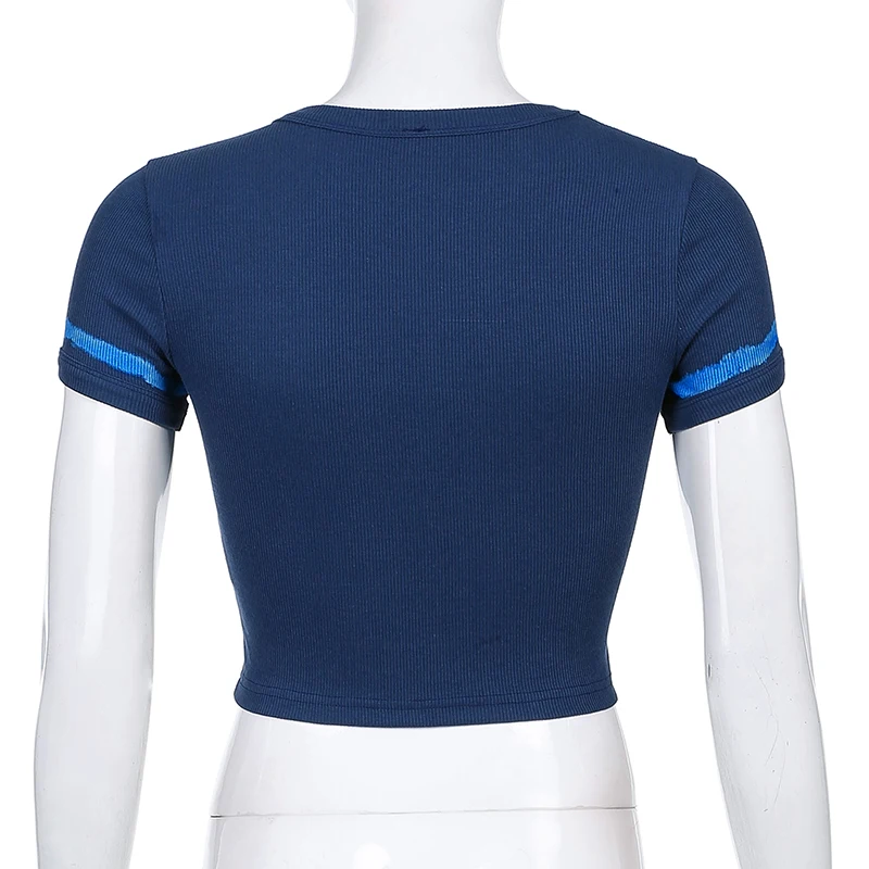 

Tie Dye Print Cute Y2K Crop Top T Shirt Women Casual Summer Basic Cotton Tee Shirt 2021 New Femme Fashion Streetwear T-shirts