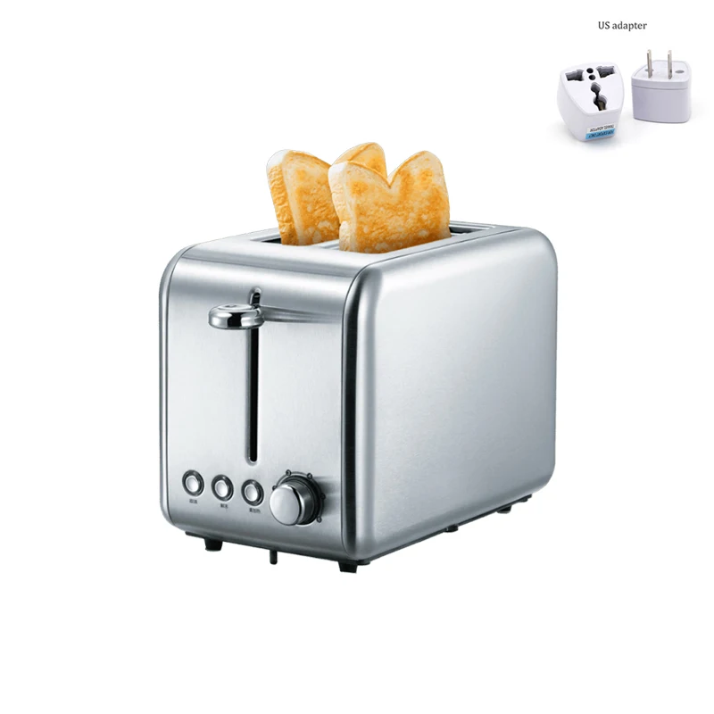 Add US Adapter Xiaomi Deerma DEM-SL281 Электрический ароматический тостер для хлеба двухсторонняя печь для выпечки с одной кнопкой Кухонный для завтрака гриль-печь - Цвет: Add US Adapter